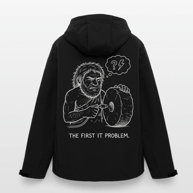 The First IT Problem Men’s Recycled Softshell Jacket by Stanley/Stella