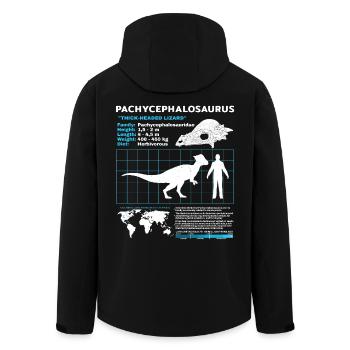 Fiche d’information sur les Pachycéphalosaures - Veste softshell homme en polyester recyclé Stanley/Stella - noir - Dos - AI Model Male 185 light (185cm)