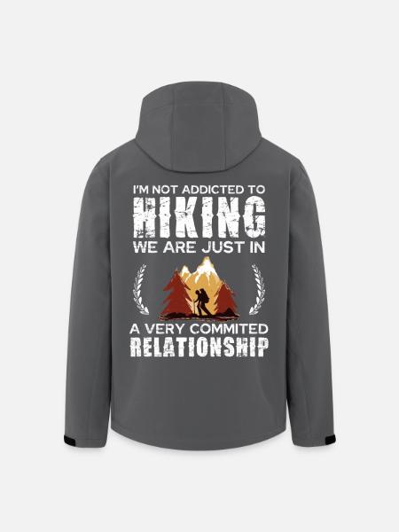 Hiking Commitment Tee Design - Recycelte Männer Softshell-Jacke von Stanley/Stella - Schwarz
