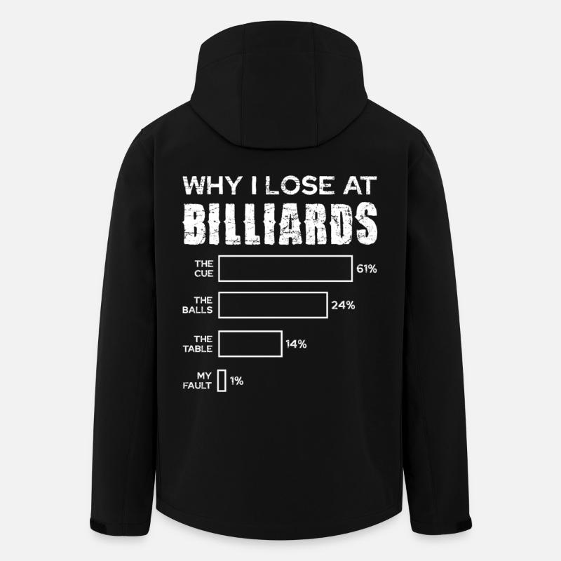 Perché perdo al biliardo - Giacca softshell riciclata Uomo Stanley/Stella Discoverer - nero