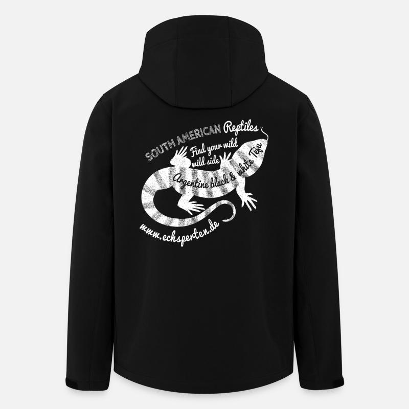 Südamerikanische Echse  - Recycelte Männer Softshell-Jacke von Stanley/Stella - Schwarz