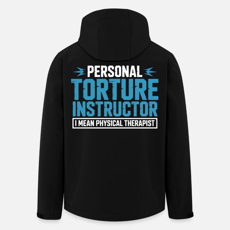 Personal Torture Instructor – Physiotherapie - Recycelte Männer Softshell-Jacke von Stanley/Stella - Schwarz