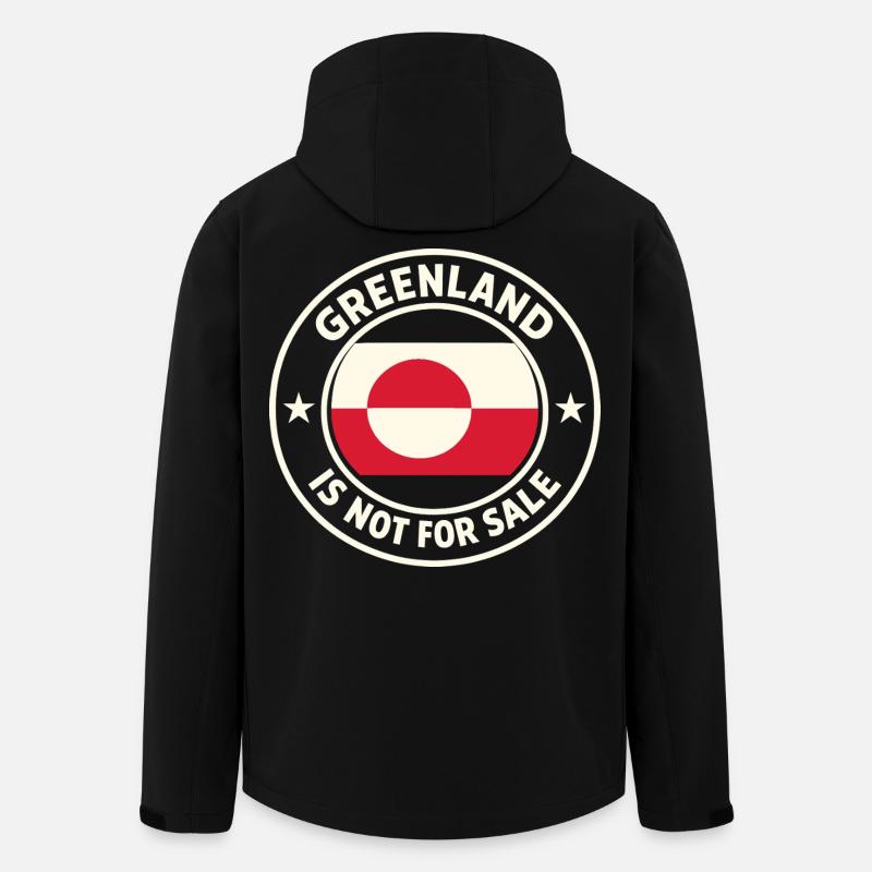 Grønland Grønland Ikke Til Salg Sjovt - Stanley/Stella herre softshelljakke i genanvendt polyester - sort