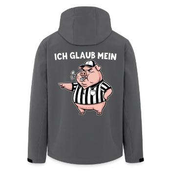 Arbitre My Pig Whistles - Arbitre - Veste softshell homme en polyester recyclé Stanley/Stella - noir - Dos - AI Model Male 185 light (185cm)