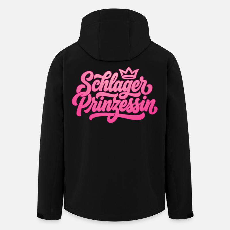 Schlagerprinzessin - Schlager Prinzessin  - Recycelte Männer Softshell-Jacke von Stanley/Stella - Schwarz