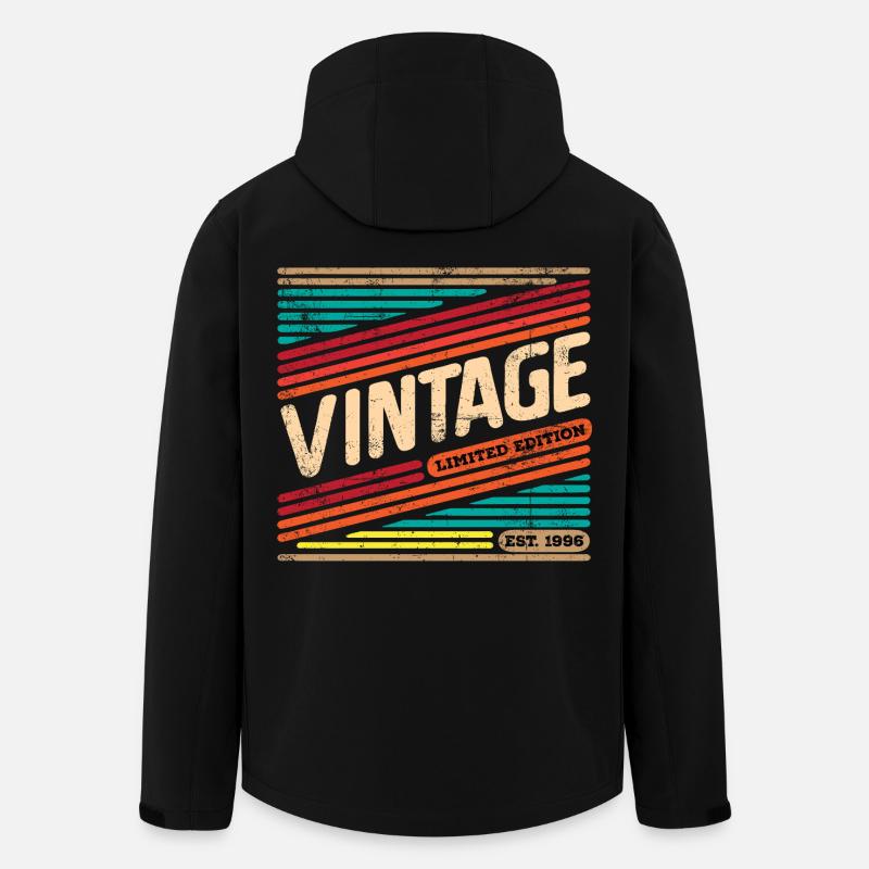 Édition limitée Millésime 1996 - Veste softshell homme en polyester recyclé Stanley/Stella - noir