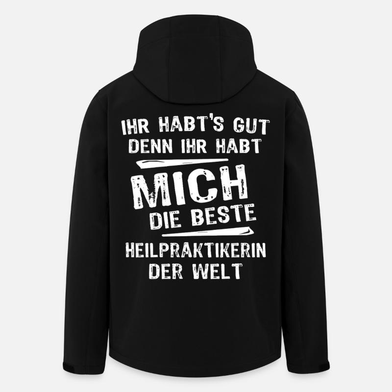 Naturopath Legend - Men’s Recycled Softshell Jacket by Stanley/Stella - black