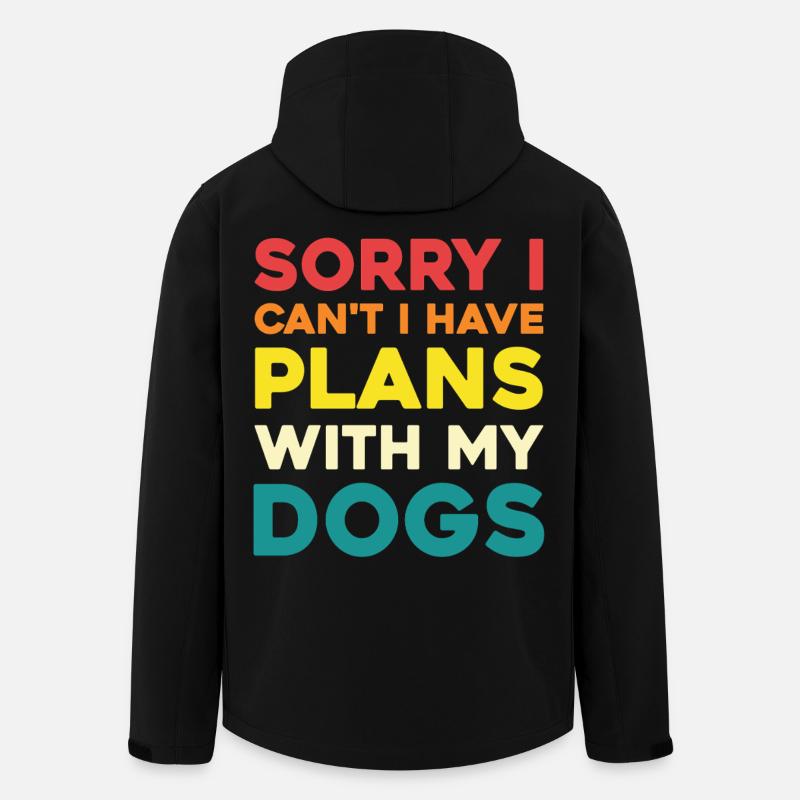 Kein Plan Ohne Hund - Recycelte Männer Softshell-Jacke von Stanley/Stella - Schwarz