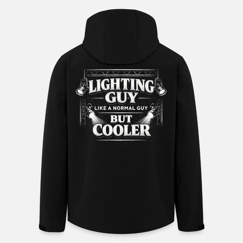 Lighting Technician Lighting Technician Lighting Guy - Men’s Recycled Softshell Jacket by Stanley/Stella - black