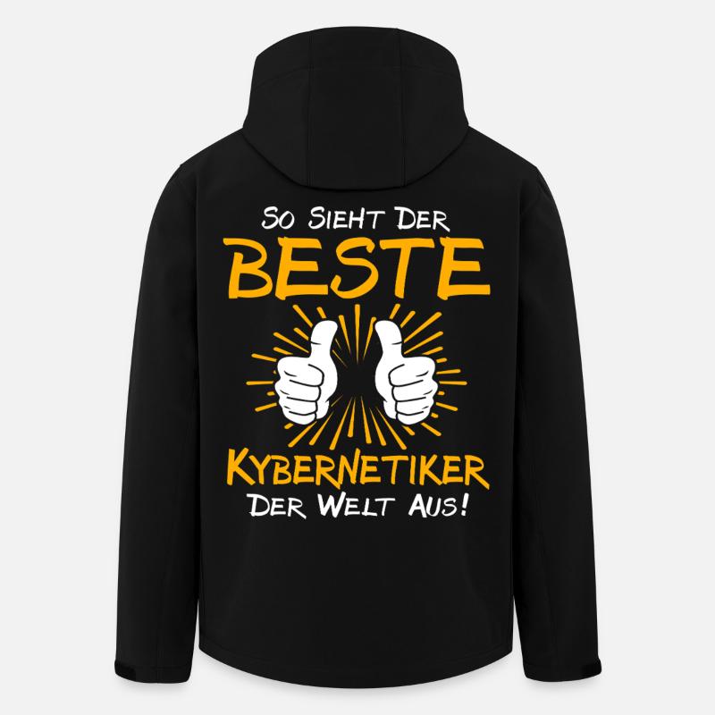 Kybernetiker Geschenkidee - Recycelte Männer Softshell-Jacke von Stanley/Stella - Schwarz