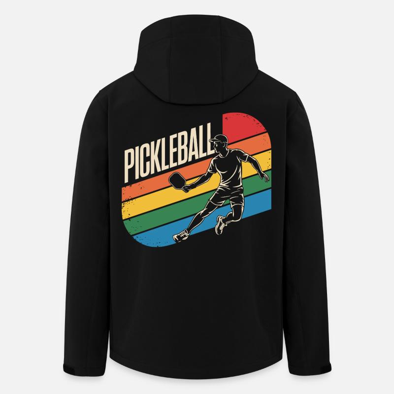 Pickleball - Veste softshell homme en polyester recyclé Stanley/Stella - noir