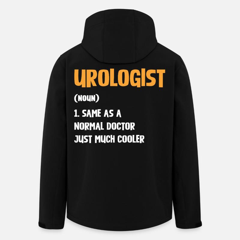 Urologe Humor Shirt - Recycelte Männer Softshell-Jacke von Stanley/Stella - Schwarz