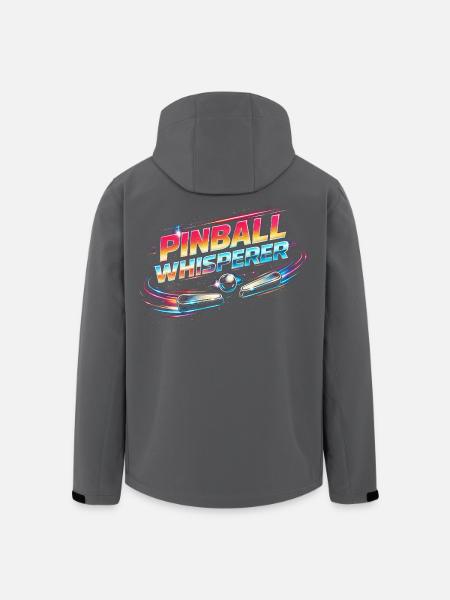 Pinball Whisperer Pinball Player - Men’s Recycled Softshell Jacket by Stanley/Stella - black