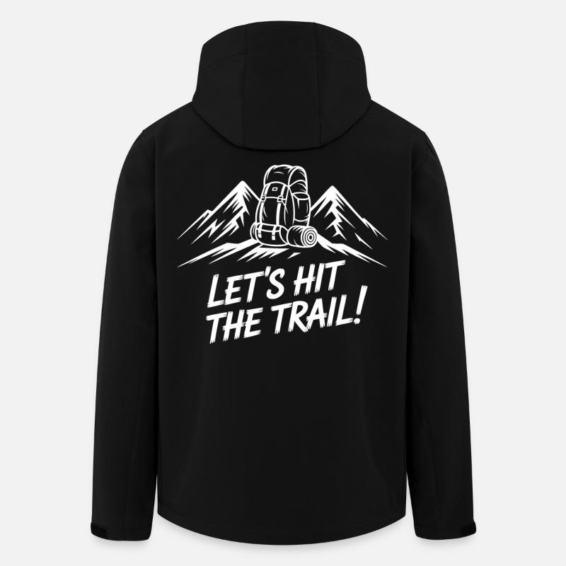 Trail-Abenteuer: Bergwandern - Recycelte Männer Softshell-Jacke von Stanley/Stella - Schwarz