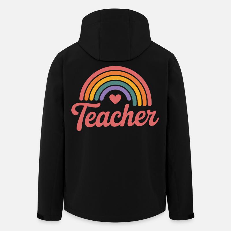 Teacher - Recycelte Männer Softshell-Jacke von Stanley/Stella - Schwarz