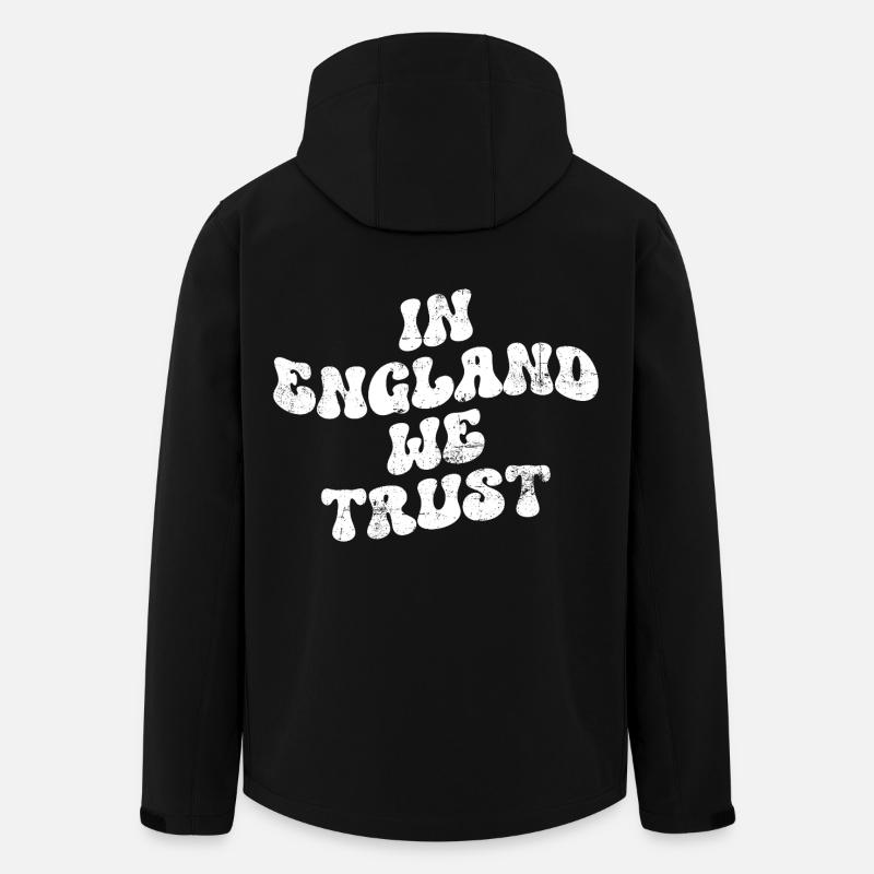 In England we trust - Recycelte Männer Softshell-Jacke von Stanley/Stella - Schwarz
