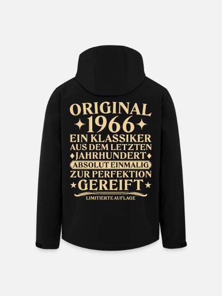Originalklassikern från 1966, Last Century - Softshelljacka herr i återvunnen polyester Stanley/Stella - svart