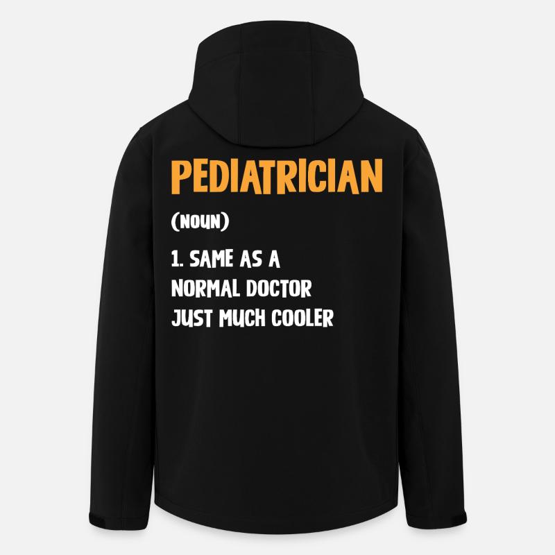 Pediatrician with extra style - Men’s Recycled Softshell Jacket by Stanley/Stella - black