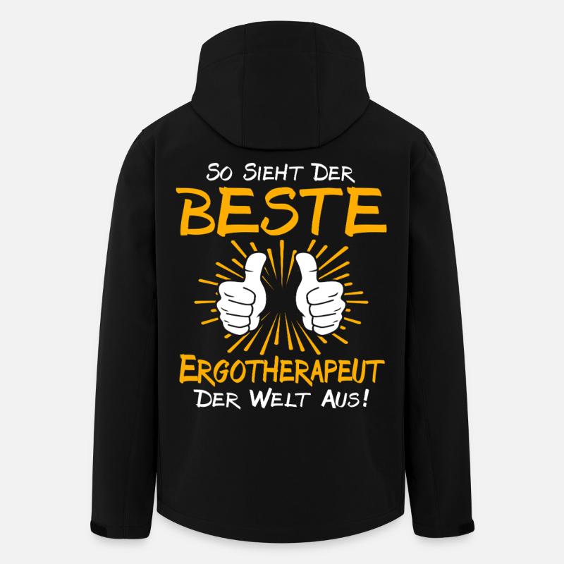 Ergotherapeut Geschenkidee - Recycelte Männer Softshell-Jacke von Stanley/Stella - Schwarz