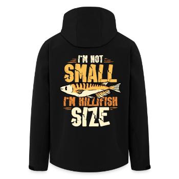 Toothcarp Killfish Toothed carp - Men’s Recycled Softshell Jacket by Stanley/Stella - black - Back - AI Model Male 185 light (185cm)