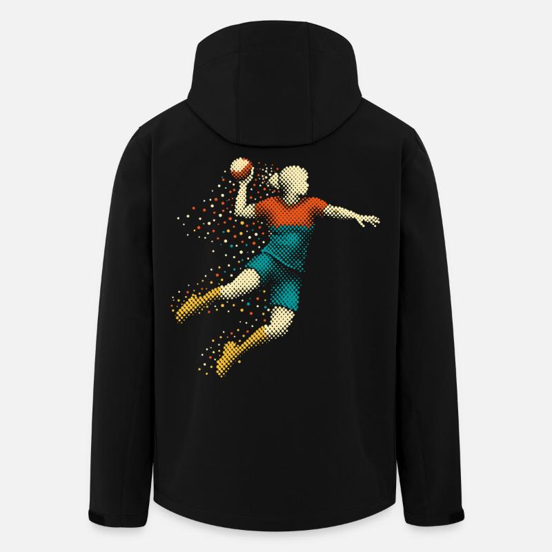 Les filles de handball - Veste softshell homme en polyester recyclé Stanley/Stella - noir