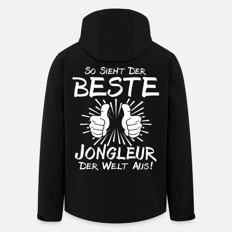 Meilleur jongleur - Veste softshell homme en polyester recyclé Stanley/Stella - noir