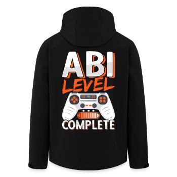 Abi 2026 Abitur Gymnasium Graduation Abiturient - Men’s Recycled Softshell Jacket by Stanley/Stella - black - Back - AI Model Male 185 light (185cm)