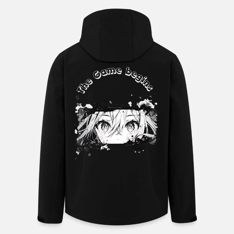Gaming Anime Gift Idea - Men’s Recycled Softshell Jacket by Stanley/Stella - black