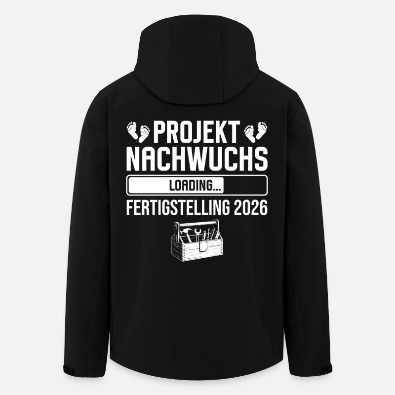 Projet Jeune Talent 2026 Papa Artisan - Veste softshell homme en polyester recyclé Stanley/Stella - noir