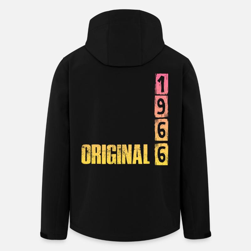 Original 1966 - Softshelljacka herr i återvunnen polyester Stanley/Stella - svart