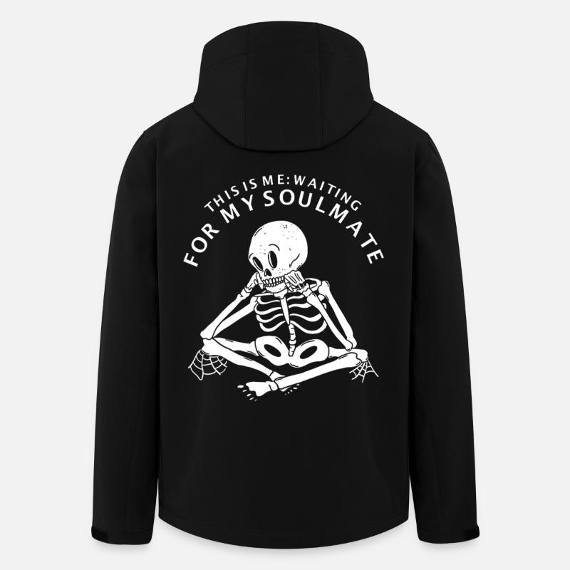This is me waiting for my Soulmate  - Recycelte Männer Softshell-Jacke von Stanley/Stella - Schwarz