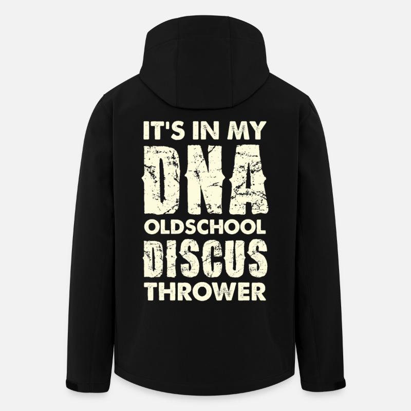 DNA Oldschool Diskuswerfer - Recycelte Männer Softshell-Jacke von Stanley/Stella - Schwarz