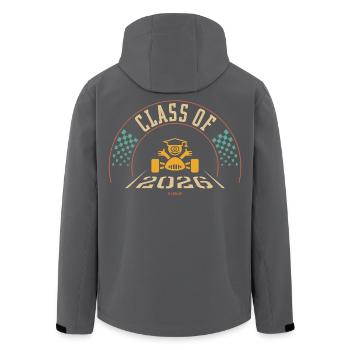 Promotion 2026 (Dernière arrivée de la classe / 4C) - Veste softshell homme en polyester recyclé Stanley/Stella - noir - Dos - AI Model Male 185 light (185cm)