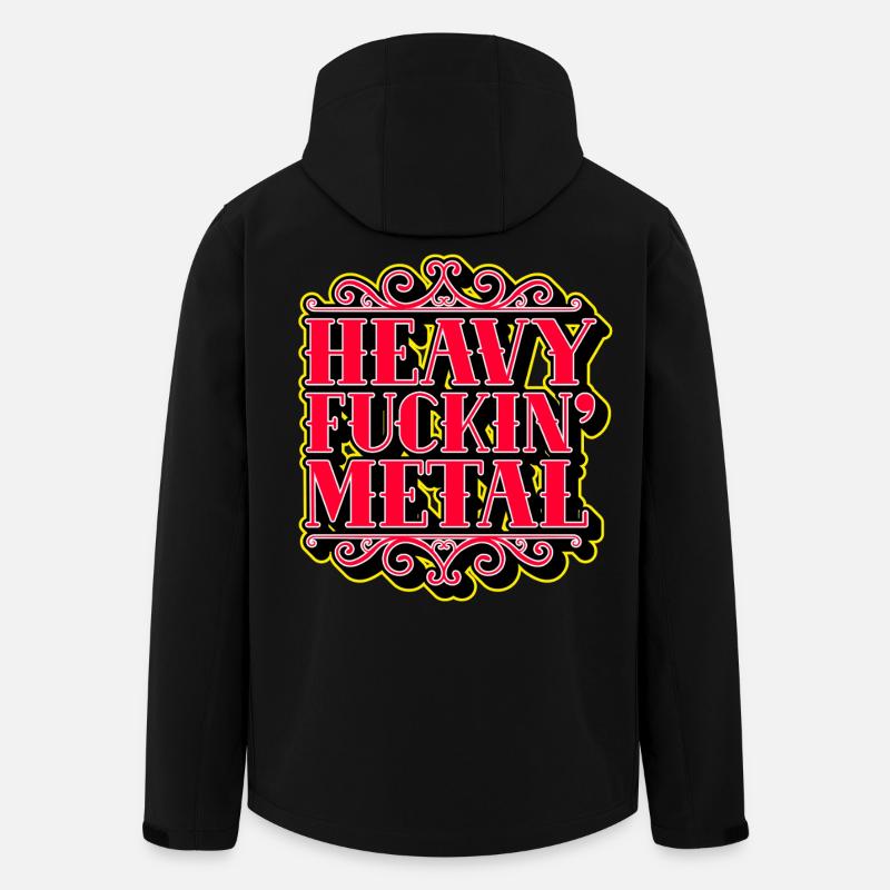 Heavy F***ing Metal - Recycelte Männer Softshell-Jacke von Stanley/Stella - Schwarz