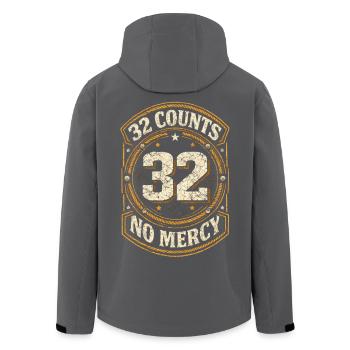 Line Dance Line Dancer 32 Counts - Recycelte Männer Softshell-Jacke von Stanley/Stella - Schwarz - Hinten - AI Model Male 185 light (185cm)