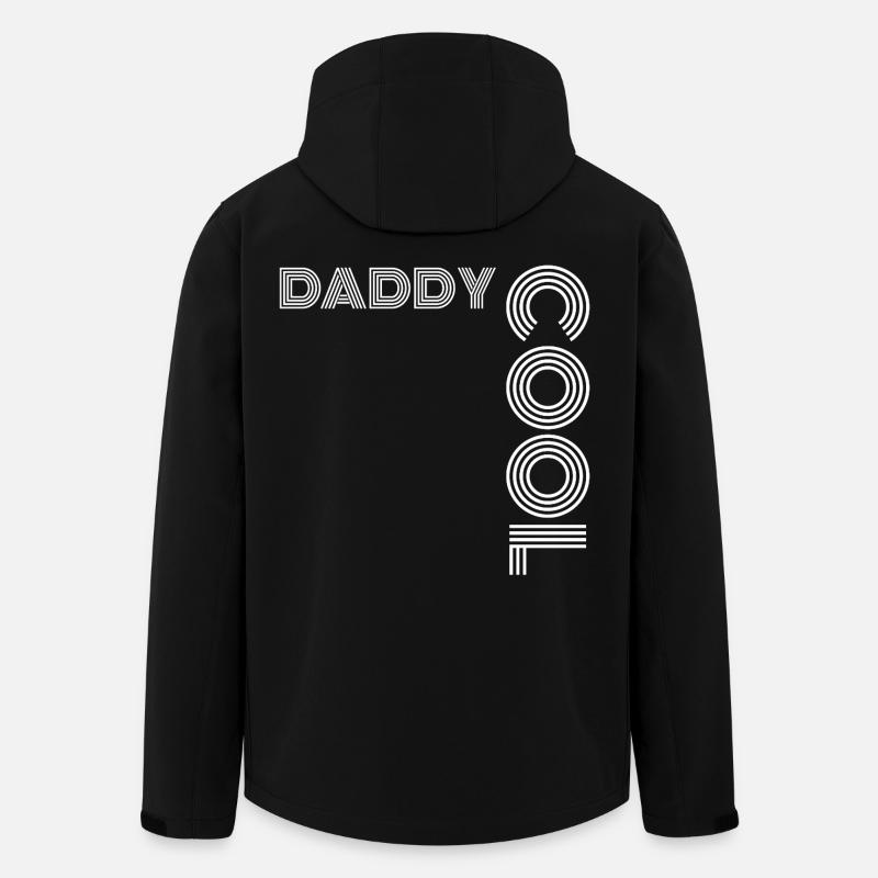 Daddy Cool Father Gift - Men’s Recycled Softshell Jacket by Stanley/Stella - black