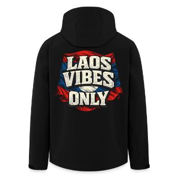 Ambiances du Laos uniquement Lao Root - Veste softshell homme en polyester recyclé Stanley/Stella - noir - Dos - AI Model Male 185 light (185cm)