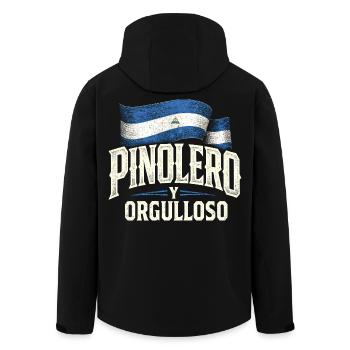 Nicaragua Nicaragic Pinolero Y Orgulloso - Veste softshell homme en polyester recyclé Stanley/Stella - noir - Dos - AI Model Male 185 light (185cm)