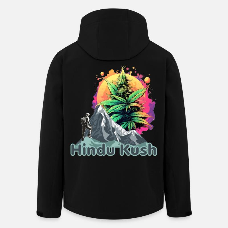 Hindu Kush - Recycelte Männer Softshell-Jacke von Stanley/Stella - Schwarz