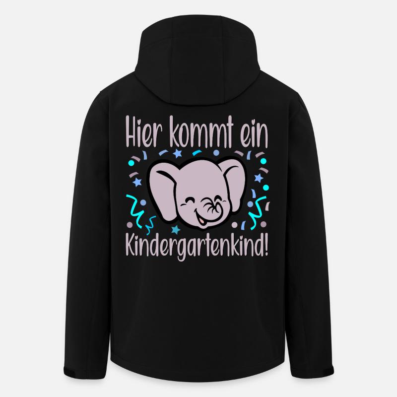 Kleinkinder Kindergartenkind - Recycelte Männer Softshell-Jacke von Stanley/Stella - Schwarz