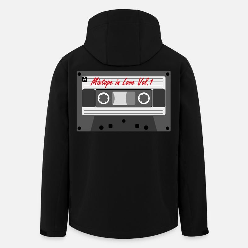 Mixtape in Love Vol.1 - Recycelte Männer Softshell-Jacke von Stanley/Stella - Schwarz
