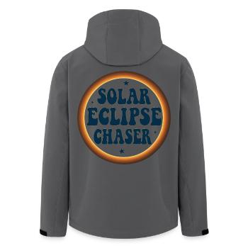 Solar eclipse chaser - Men’s Recycled Softshell Jacket by Stanley/Stella - black - Back - AI Model Male 185 light (185cm)