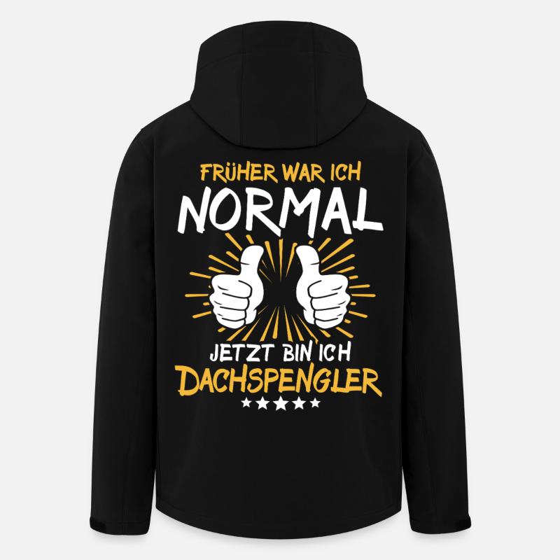 Dachspengler Spruch - Men’s Recycled Softshell Jacket by Stanley/Stella - black