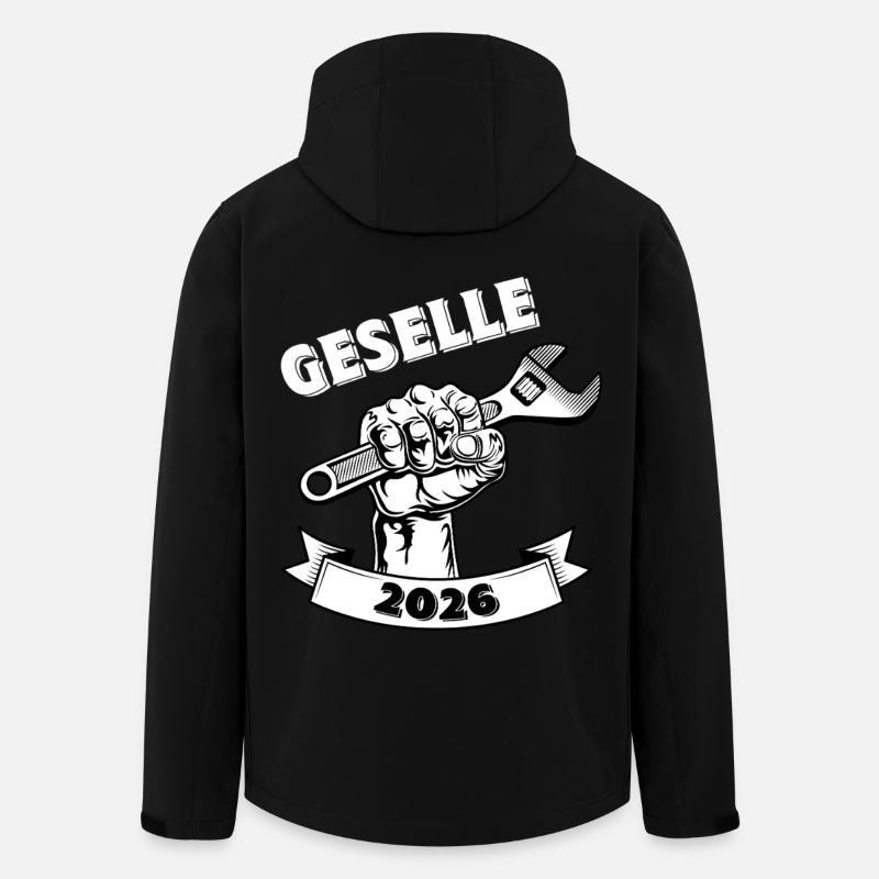 Compagnon 2026 - Veste softshell homme en polyester recyclé Stanley/Stella - noir