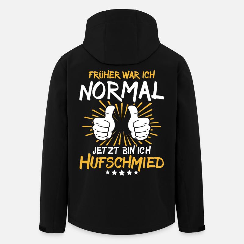 Dicton du maréchal-ferrant - Veste softshell homme en polyester recyclé Stanley/Stella - noir