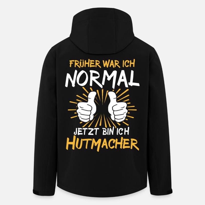 Hatter's Saying - Men’s Recycled Softshell Jacket by Stanley/Stella - black