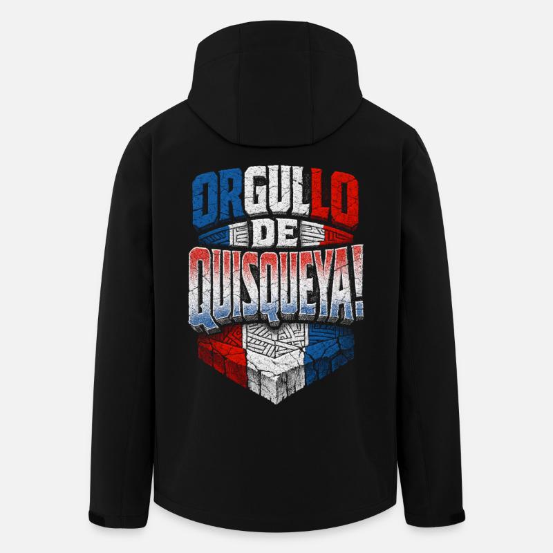 Dominikanisch Orgullo De Quisqueya - Recycelte Männer Softshell-Jacke von Stanley/Stella - Schwarz