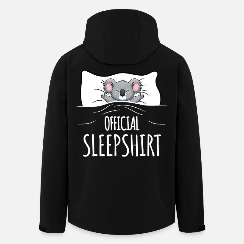 Koala Sleepshirt - Men’s Recycled Softshell Jacket by Stanley/Stella - black