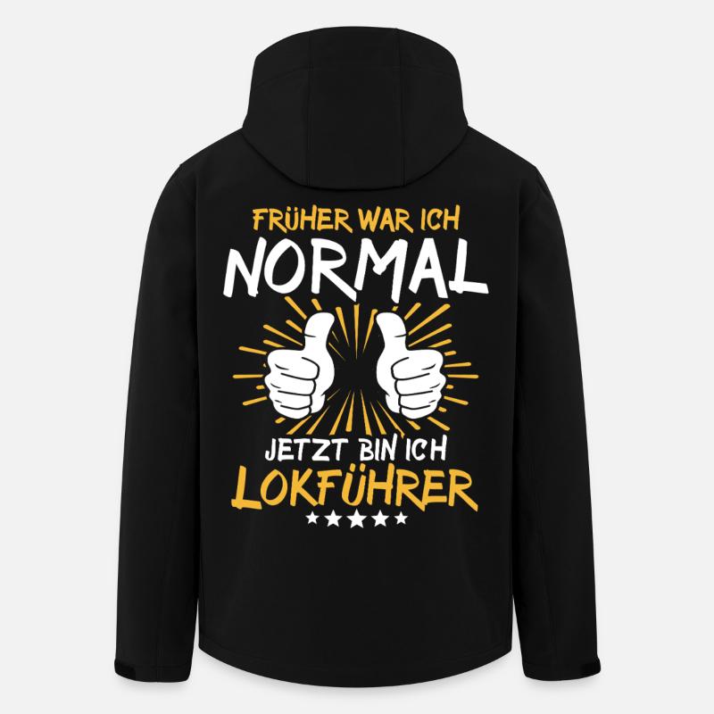 Train Driver Saying - Men’s Recycled Softshell Jacket by Stanley/Stella - black