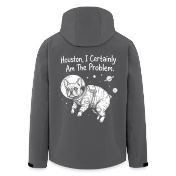 Frenchie dans l’espace – Je suis certainement le problème - Veste softshell homme en polyester recyclé Stanley/Stella - noir - Dos - AI Model Male 185 light (185cm)
